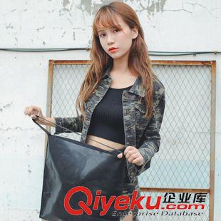 秋冬款套裝 實拍新款韓版迷彩女裝上裝牛仔小外套  迷彩牛仔群套裝優質版原始圖片2