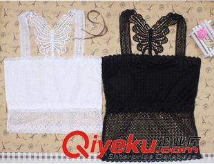 【19元tj】區(qū) 夏季新款工字吊帶打底小 背 心鏤空蕾絲蝴蝶結(jié)抹胸裹胸上衣#原始圖片2