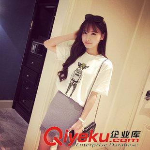 【19元特價】區(qū) 三個人 夏季韓版女士卡通短袖t恤女 8876