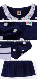 情侶裝 2015新款情侶裝夏裝  韓版沙灘情路T恤班服原始圖片3