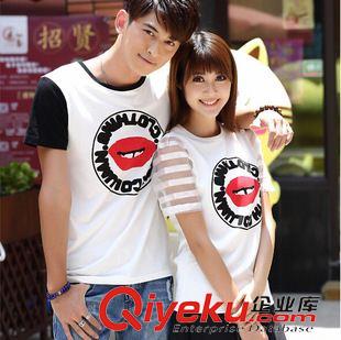 情侶裝 新款韓版情侶裝夏季女裙夏裝學(xué)生裝班服原始圖片2