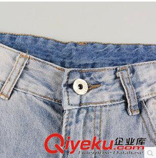 牛仔長褲 破洞牛仔褲女2015夏裝新款潮款卡通顯瘦哈倫褲女七分褲夏原始圖片3