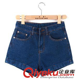 牛仔短褲 新款高腰牛仔短褲女韓版牛仔短褲女