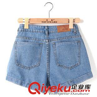 牛仔短褲 新款高腰牛仔短褲女韓版牛仔短褲女原始圖片3