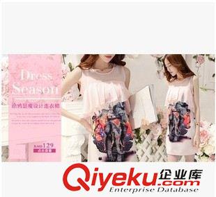 孕婦裝 2015孕婦夏裝 時尚夏季外出哺乳連衣裙韓版無袖哺乳裙原始圖片3