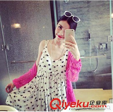 孕婦裝 2015韓版新款可愛吊帶背心孕婦裝連衣裙原始圖片3