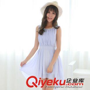 連衣裙 新款櫻桃印花連衣裙女夏中長款韓版無袖背心連衣裙