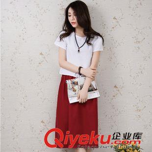 5月新款 韓代購國2015夏新款女裝韓版高腰波點開叉包臀一步裙半身裙