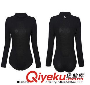 [4.13號新款發(fā)布】 2015ebay速賣通熱銷歐美性感露背連體衣 修身立領(lǐng)顯瘦連衣打底衫原始圖片3