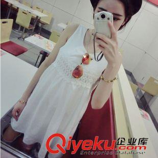 [4.13號(hào)新款發(fā)布】 2015夏季新款女裝韓版圓領(lǐng)修身短袖雪紡連衣裙時(shí)尚孕婦裝裙代發(fā)原始圖片2