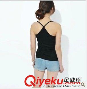 抹胸款 小吊帶 背心款 韓版女裝夏季新款 時尚必備修身小背心百搭Y字打底衫吊帶廠家直銷原始圖片3