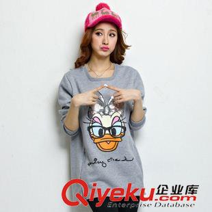 【秋冬衛(wèi)衣，學(xué)生班服】 學(xué)生衛(wèi)衣外套2014新款韓版女裝純色連帽 抓絨手指lal衛(wèi)衣女式外套
