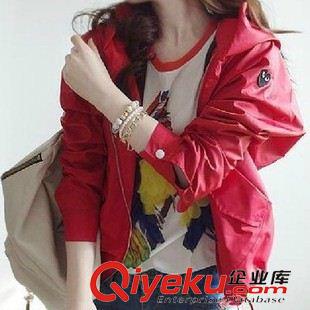 【春秋冬外套 】 實拍2014秋冬新品 新款女裝英倫風(fēng)短款大碼拉鏈毛呢外套大衣