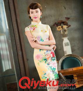 2015秋季新款 歐美dpgd大碼女裝 胖mm2015時尚燈籠袖拼接打底連衣裙批發