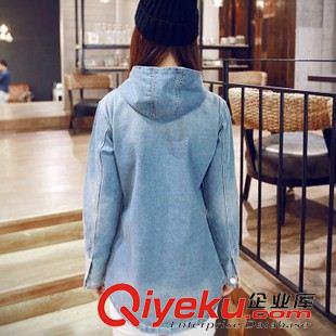 外套 小西裝 風衣 爆款2015春季新款女裝民族風刺繡長袖牛仔衣牛仔外套廠家批發原始圖片2