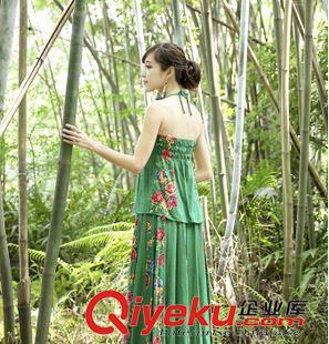 2015{zx1}吊帶 背心 抹胸 2015民族風(fēng)印花拼接修身顯瘦漏背性感魅力女小吊帶背心