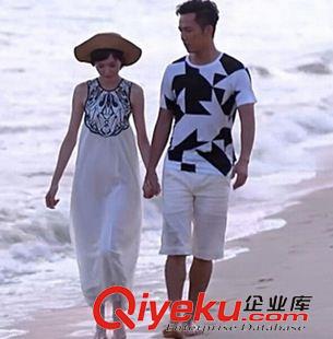 無袖連衣裙 韓版蕾絲無袖連衣裙2014夏季新款甜美條紋淑女歐根紗