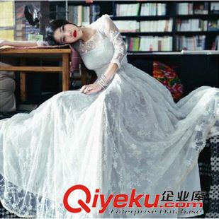 短袖長裙 2015新款夏裝女歐美復(fù)古顯瘦氣質(zhì)修身印花高檔真絲連衣裙碎花長裙