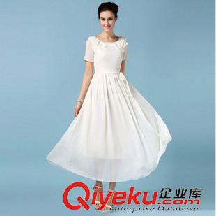 短袖長裙 6106#2015新春新款蕾絲之名時光中精致華麗溫婉的愛人復(fù)古長裙