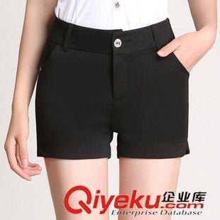 休閑短褲 實拍 短褲女夏季2015新款韓版潮顯瘦休閑褲 女士薄款熱褲褲原始圖片2