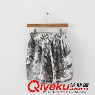 休閑短褲 2015歐美風花朵印花短褲熱褲三分褲女褲夏季新款原始圖片2