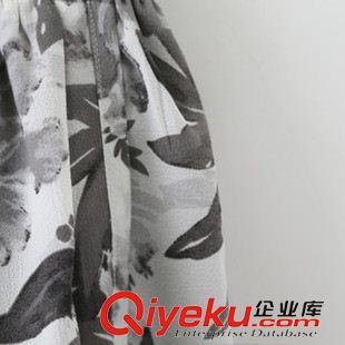 休閑短褲 2015歐美風花朵印花短褲熱褲三分褲女褲夏季新款原始圖片3