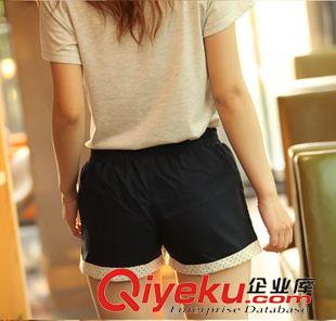休閑短褲 6252#實拍2015夏裝新款日系森女系文藝系刺繡休閑百搭甜美短褲原始圖片3