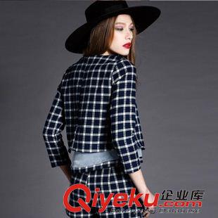 2015休閑套裝 2015春裝新款女裝上衣+短褲名媛休閑時尚套裝 518原始圖片3