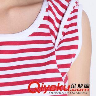 短袖套裝（中gd） 2015夏季薄款休閑外套女 無袖修身條紋連帽運動套裝原始圖片3