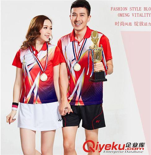 乒乓球服 2015新款羽毛球服乒乓球網(wǎng)球服套裝男女夏短袖T恤短褲裙褲透氣速原始圖片2