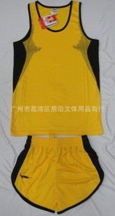 無袖運(yùn)動服 廠價(jià)供應(yīng) zp無袖背心款 情侶款運(yùn)動服 男女裝跑步裝備田徑服205原始圖片2