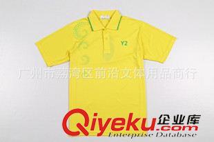 Y2運(yùn)動(dòng)服 新款情侶裝運(yùn)動(dòng)服 透氣速干料 短袖翻領(lǐng) 羽毛球、網(wǎng)球服上衣8163