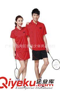 Y2運動服 廠價直銷情侶裝運動服 透氣速干料 短袖翻領(lǐng) 羽毛球、網(wǎng)球服8163