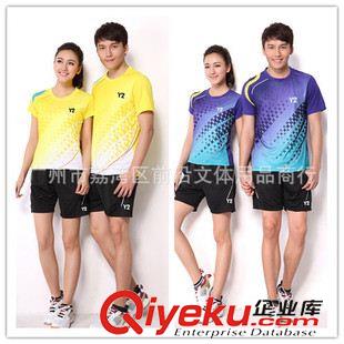 Y2運(yùn)動(dòng)服 新款圓領(lǐng)情侶裝 休閑運(yùn)動(dòng)服 男女款短袖速干料羽毛球服套裝3005