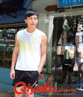 Y2運(yùn)動(dòng)服 熱賣(mài)男裝休閑運(yùn)動(dòng)服 圓領(lǐng)無(wú)袖男款 速干料背心款羽毛球服套裝1032