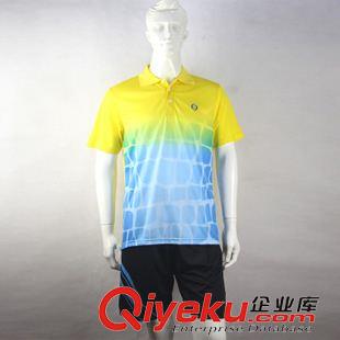 乒羽套裝 新款吸汗速干運(yùn)動服 供應(yīng)訂做gd次漸變顏色夏季短袖 羽毛球服