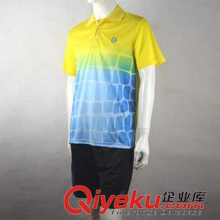 乒羽套裝 新款吸汗速干運(yùn)動服 供應(yīng)訂做gd次漸變顏色夏季短袖 羽毛球服