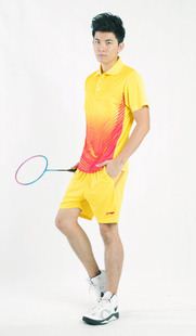 乒羽套裝 2015{zx1}款乒乓球服羽毛球服 羽毛球服男款套裝批發 排球服原始圖片2