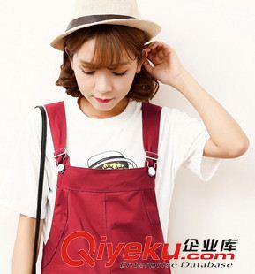 2015年9月份新款 2015秋季背帶裙女春夏季韓版潮甜美學院風寬松吊帶學生連衣裙原始圖片3