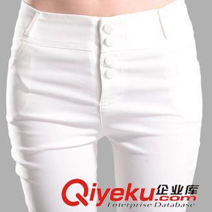 2015年9月份新款 新款韓版大碼女裝外穿打底褲胖mm修身顯瘦小腳鉛筆休閑褲原始圖片2