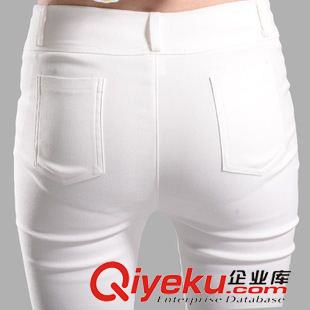 2015年9月份新款 新款韓版大碼女裝外穿打底褲胖mm修身顯瘦小腳鉛筆休閑褲原始圖片3