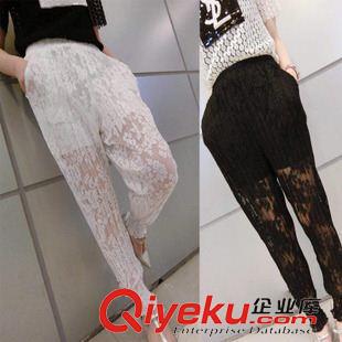 打底褲 *百搭加絨鉤花打底褲女長(zhǎng)褲0339