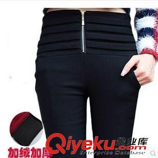 打底褲 2015春顯瘦蕾絲立體盤花高腰彈力修身女長褲小哈倫小腳鉛筆褲