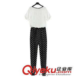 連體衣 波點連衣褲原始圖片2
