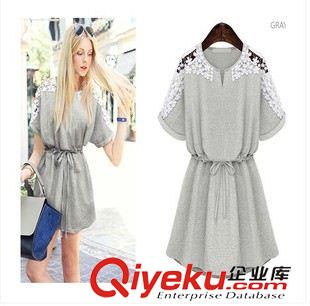 連衣裙 2015夏裝新款女裝歐根紗印花韓版無袖小清新甜美修身連衣裙