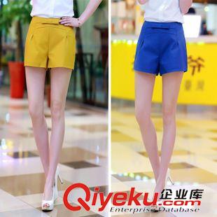 套裝 新款高腰闊腿短褲女夏寬松大碼韓版修身A字短褲外穿d963#原始圖片2