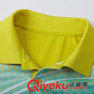 羽毛球服t恤 一件代發(fā)代理加盟春夏新款網球服 短袖 男女羽毛球服 干衣polo衫原始圖片2