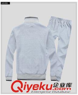 春秋套裝 秋冬季運動男款衛衣長袖休閑套裝純棉修身開衫運動服898廠家直銷