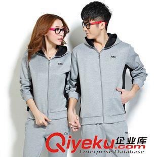 春秋套裝 Z春秋男女情侶運動服套裝長袖休閑衛衣連帽薄款運動服98不起球