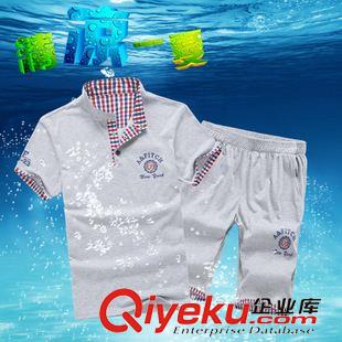T恤 襯衫 Z夏季新品男士運動套裝|男式短袖t恤套裝|青少年時尚套裝K333
